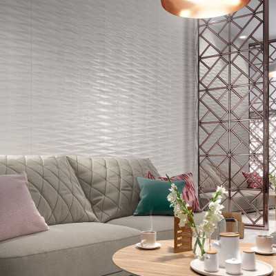 Dream Deco White Semi Polished Wall Tile 29.5x90